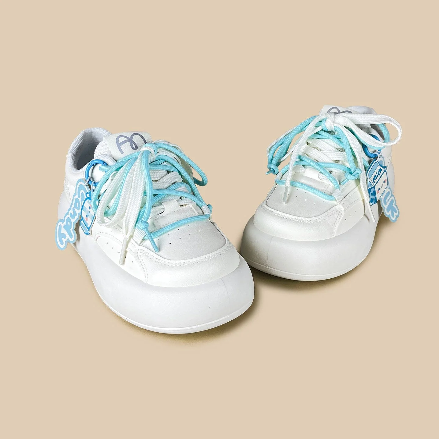 Baby Blue Milk Carton and Candy Chunky Casual Sneakers – Women's - Image 5