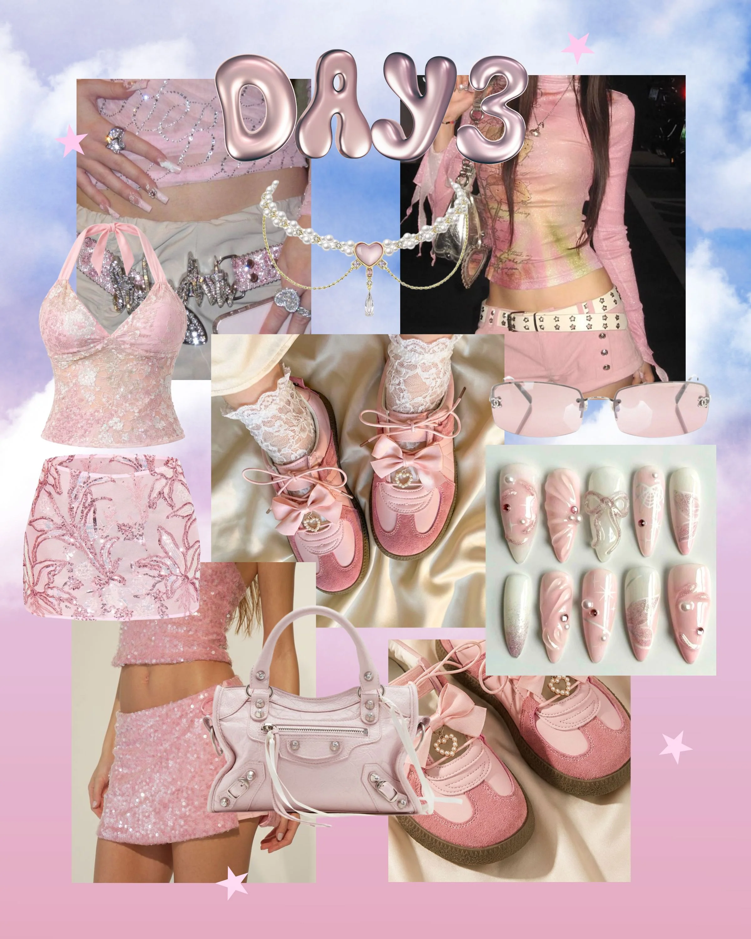Balletcore Pretty Pink Bow Heart Sneakers - Women's - Image 8