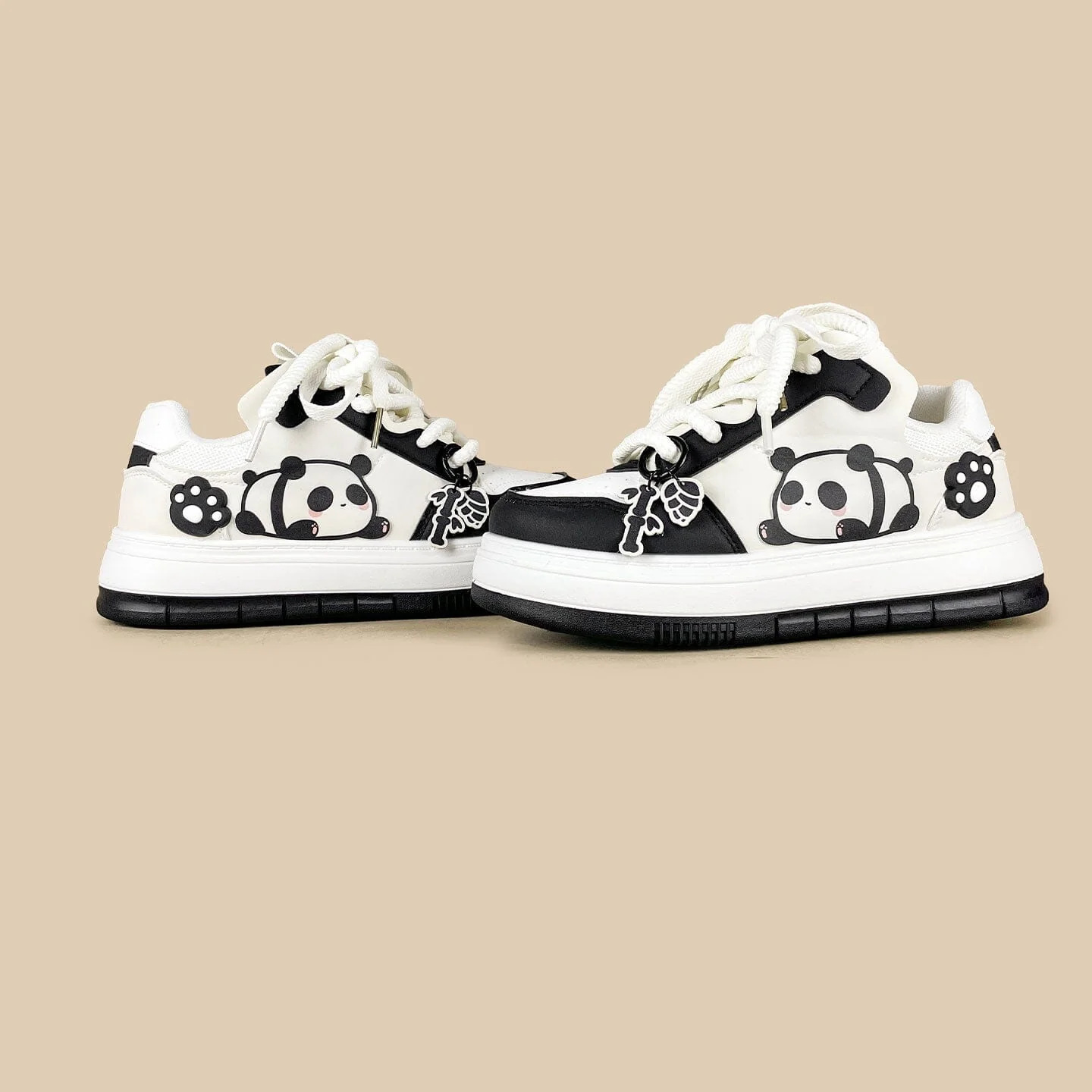 Chubby Panda Paws Chunky Casual Sneakers – Unisex - Image 4