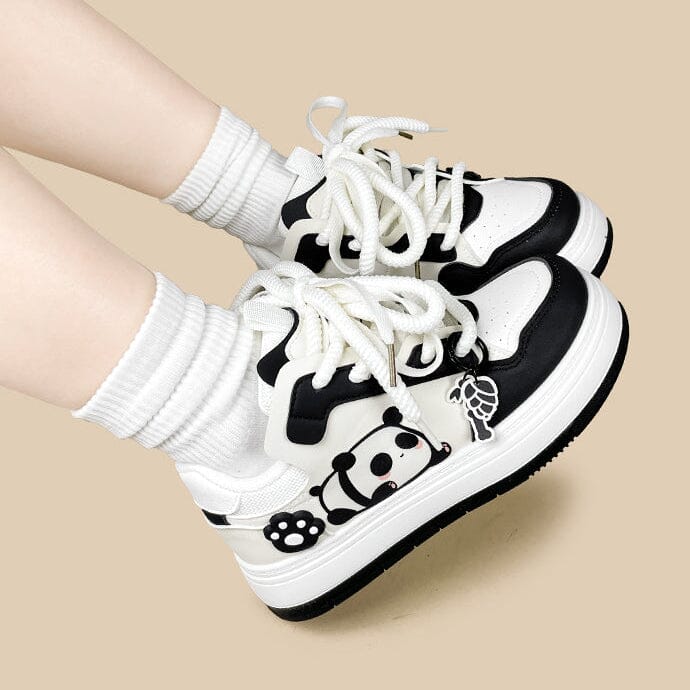 Chubby Panda Paws Chunky Casual Sneakers – Unisex - Image 8
