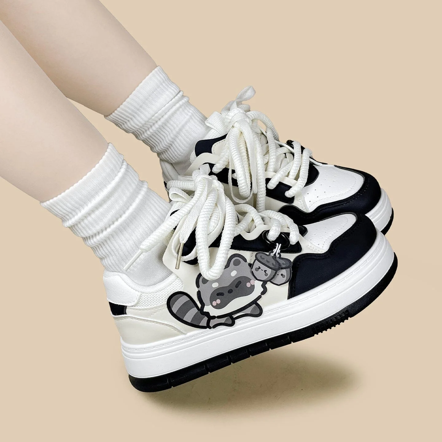 Chubby Raccoon Chunky Casual Sneakers – Unisex - Image 10