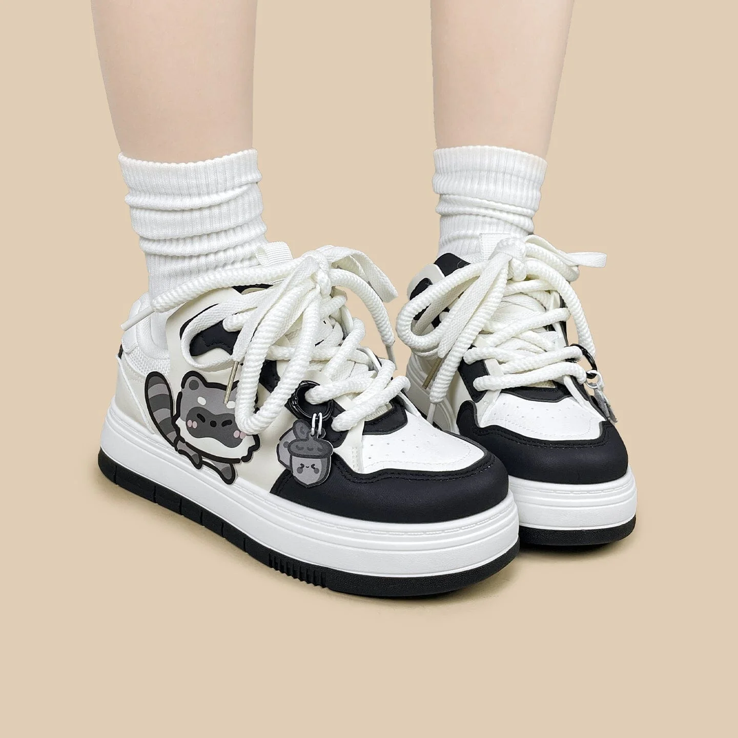Chubby Raccoon Chunky Casual Sneakers – Unisex - Image 7