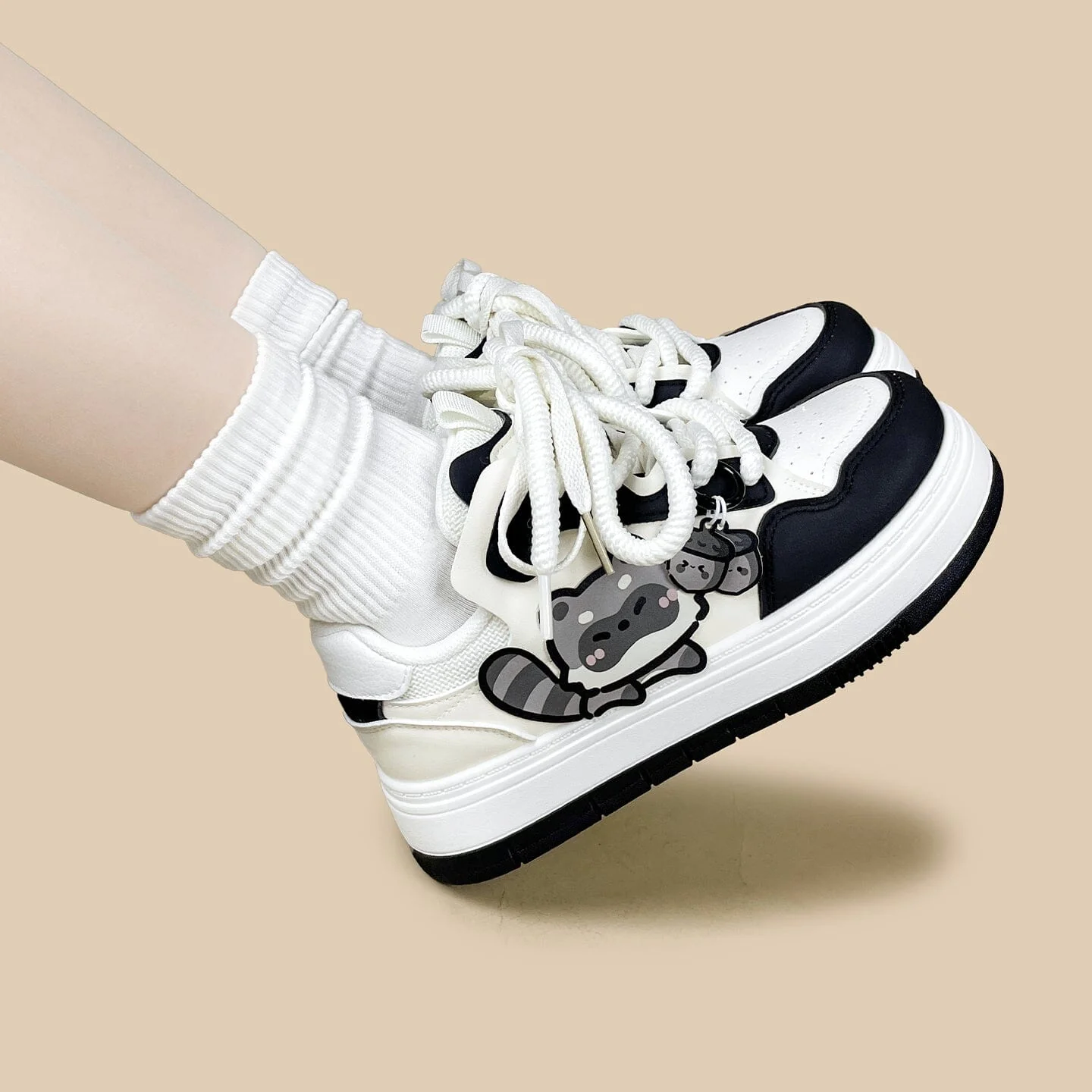 Chubby Raccoon Chunky Casual Sneakers – Unisex - Image 8