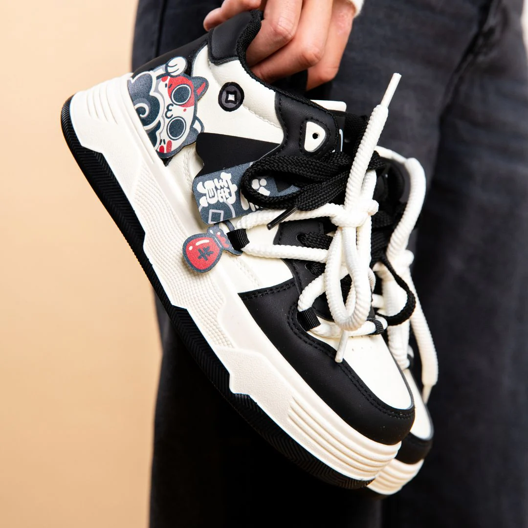 Maneki Neko Chunky Mid Top Shoes - Women's - Image 5
