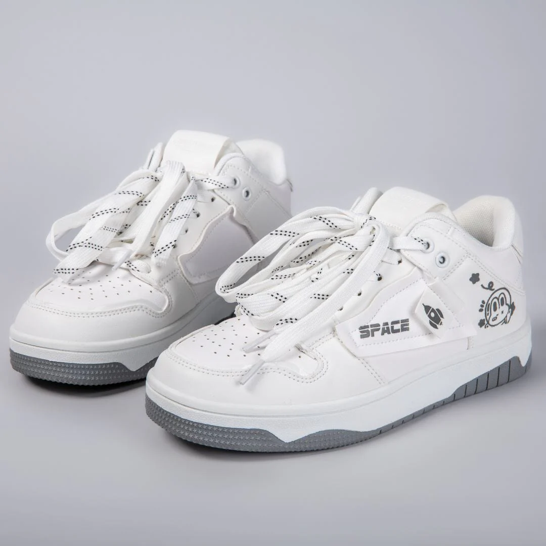 *CLEARANCE* Out in Space Bunny Casual Sneakers - Women's - Image 4