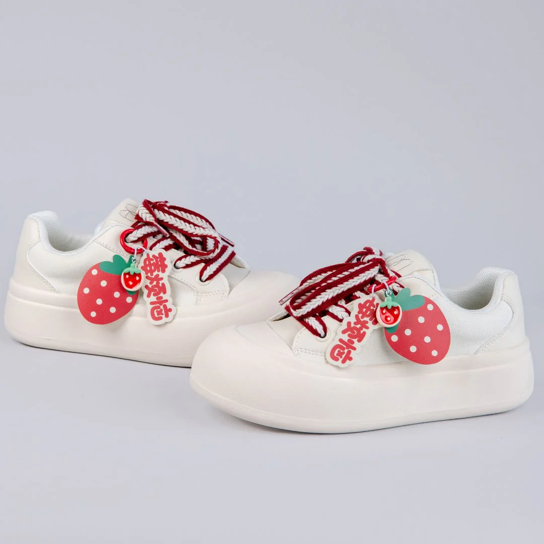 *CLEARANCE* Sweet Escape Strawberry Edition Chunky Sneakers - Women's - Image 4