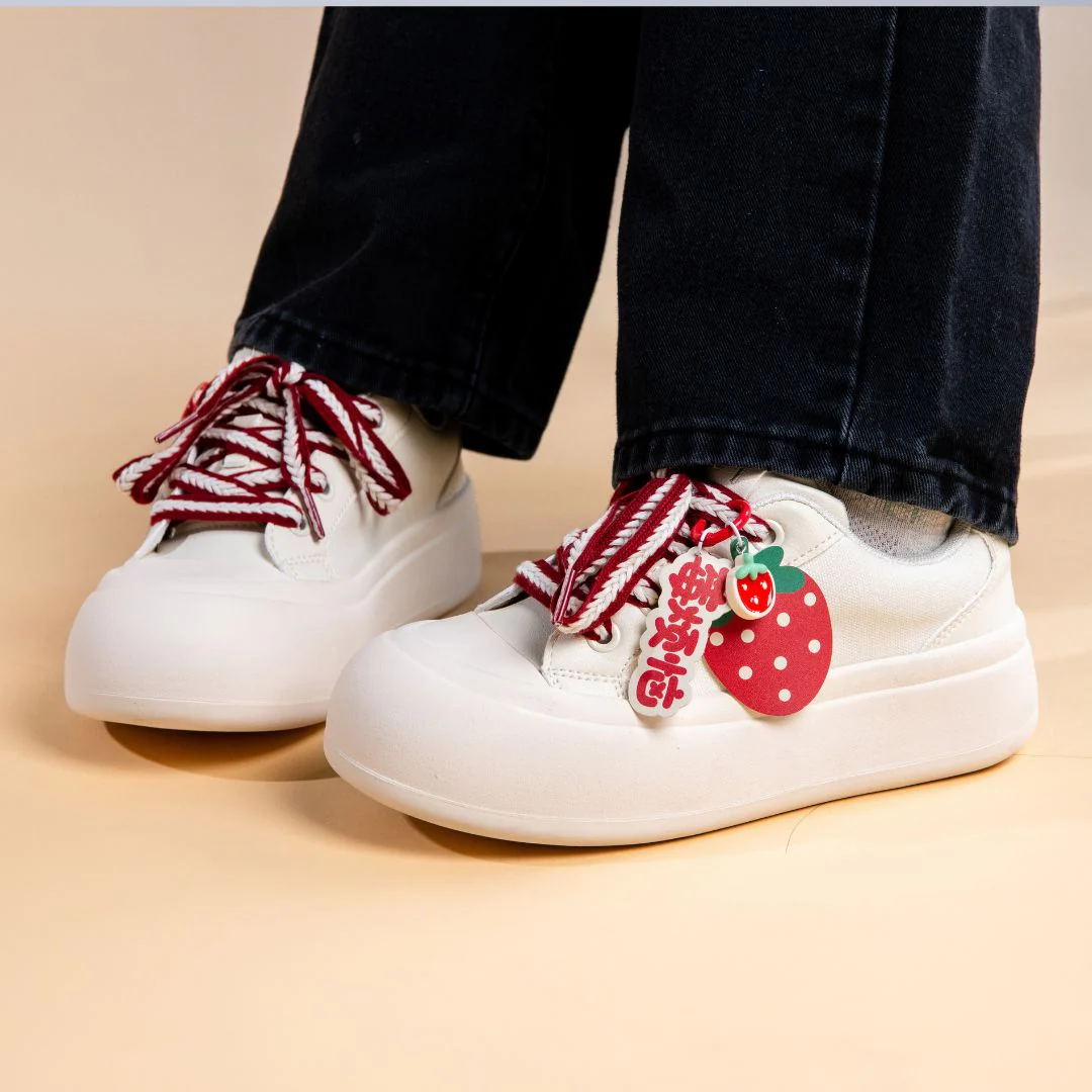 *CLEARANCE* Sweet Escape Strawberry Edition Chunky Sneakers - Women's - Image 6