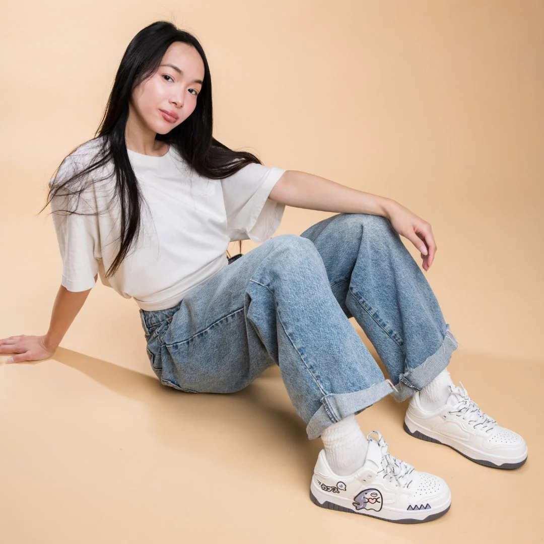 Ultra Chubby Kabbu Sharku Casual White Sneakers - Women's - Image 10