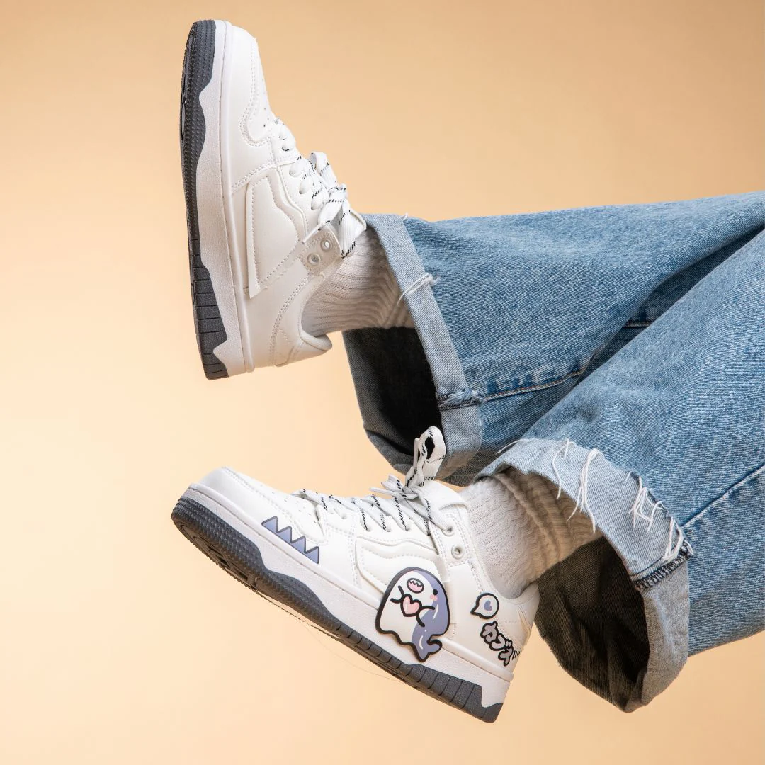 Ultra Chubby Kabbu Sharku Casual White Sneakers - Women's - Image 6