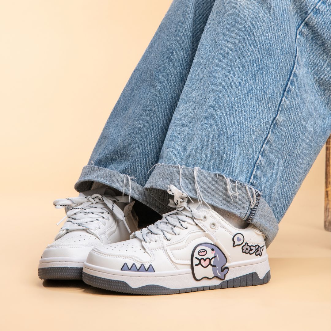 Ultra Chubby Kabbu Sharku Casual White Sneakers - Women's - Image 7