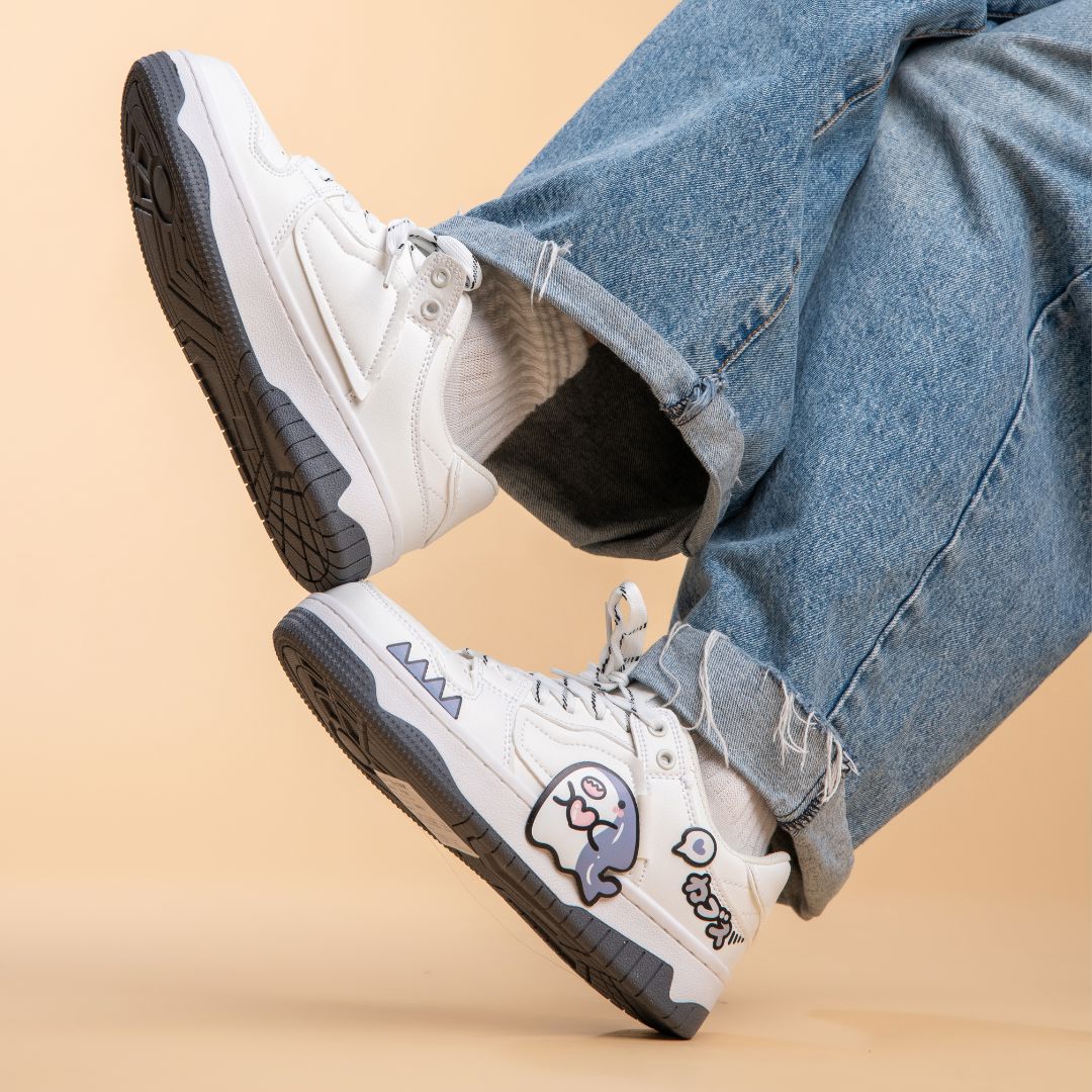 Ultra Chubby Kabbu Sharku Casual White Sneakers - Women's - Image 8