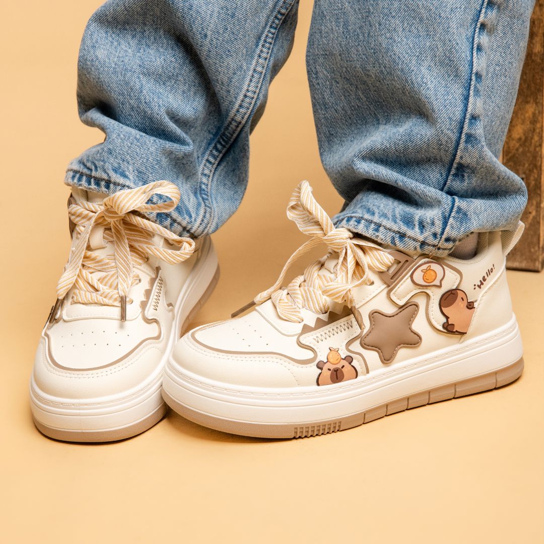 Ultra Friendly Capybara Chunky Mid Top Shoes - Women's - Image 6