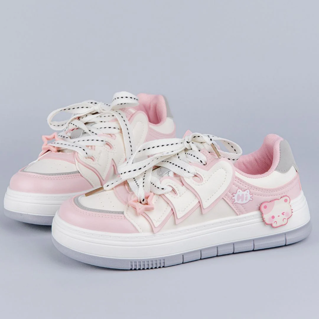 Ultra Friendly Kitty Casual Chunky Shoes - Unisex - Image 3