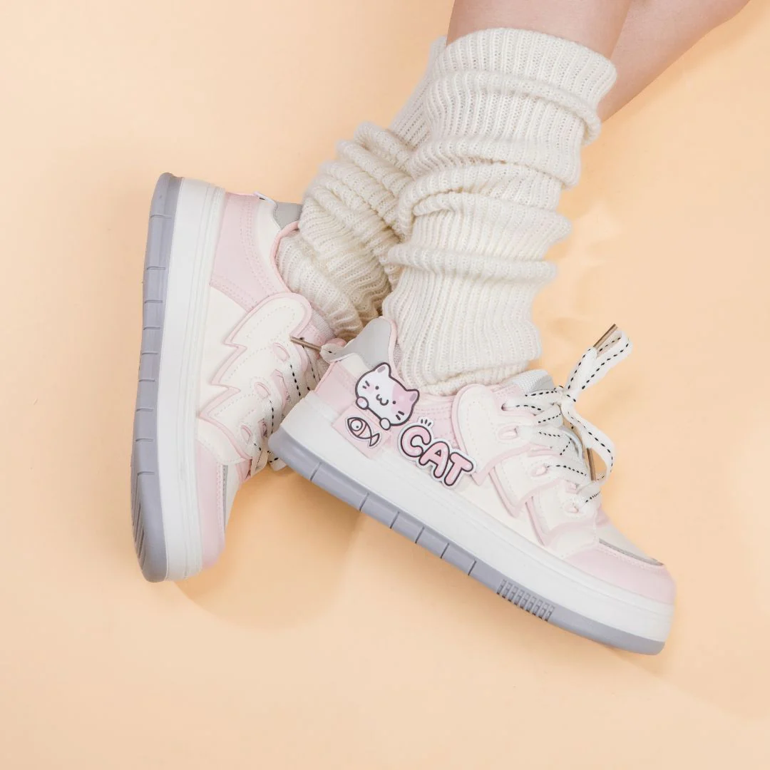 Ultra Hungry Kitty Cat Casual Chunky Shoes - Unisex - Image 6