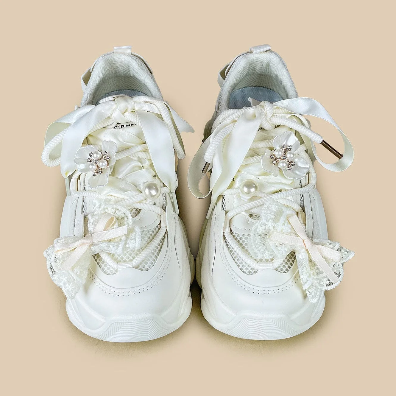 Coquette Pearl Cloud Chunky Sneakers - Unisex - Image 5