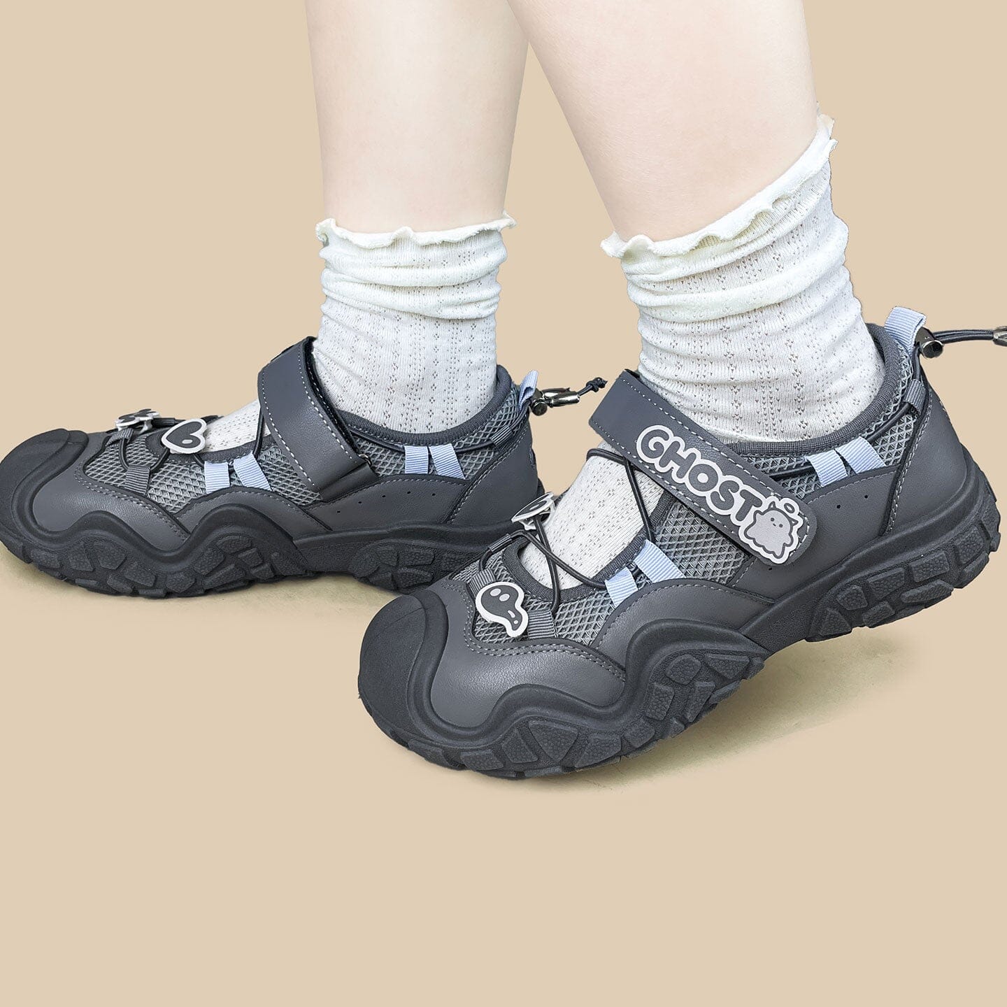 Ghost Charm Mary Jane Chunky Sneakers - Women's - Image 6