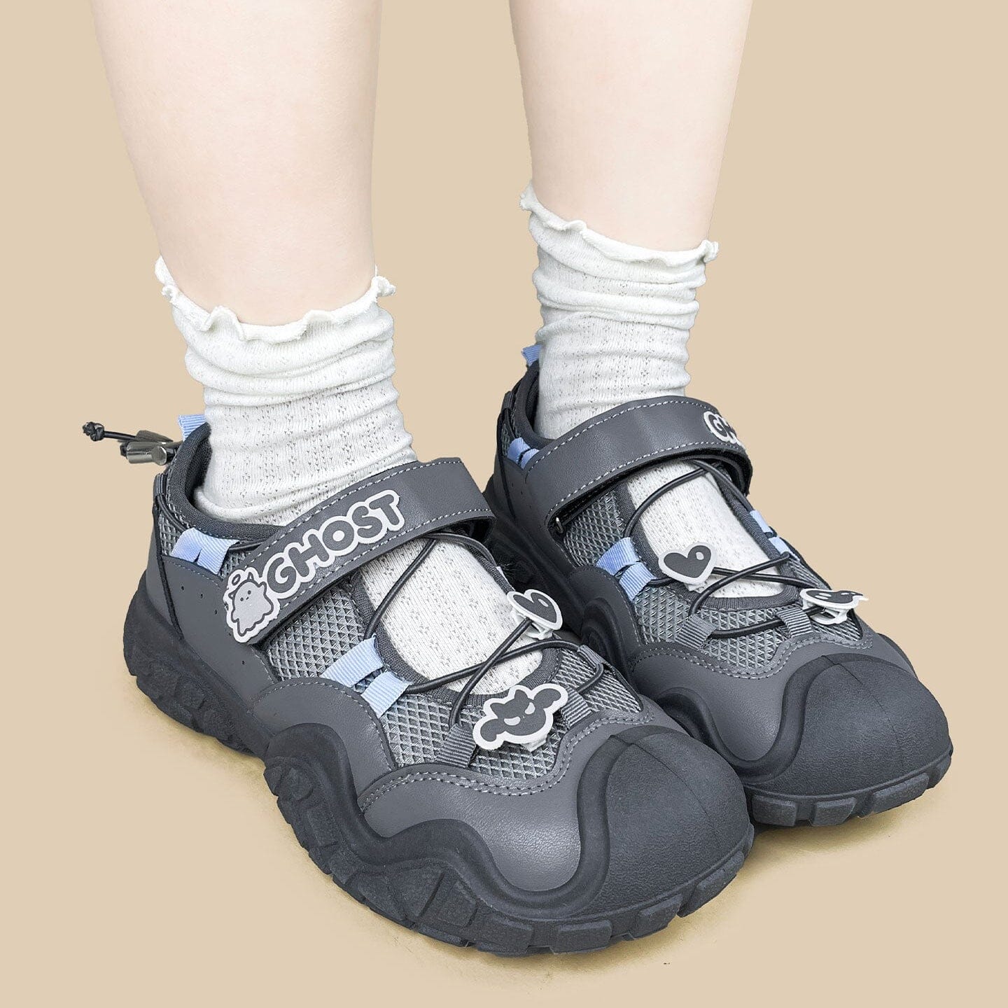 Ghost Charm Mary Jane Chunky Sneakers - Women's - Image 9