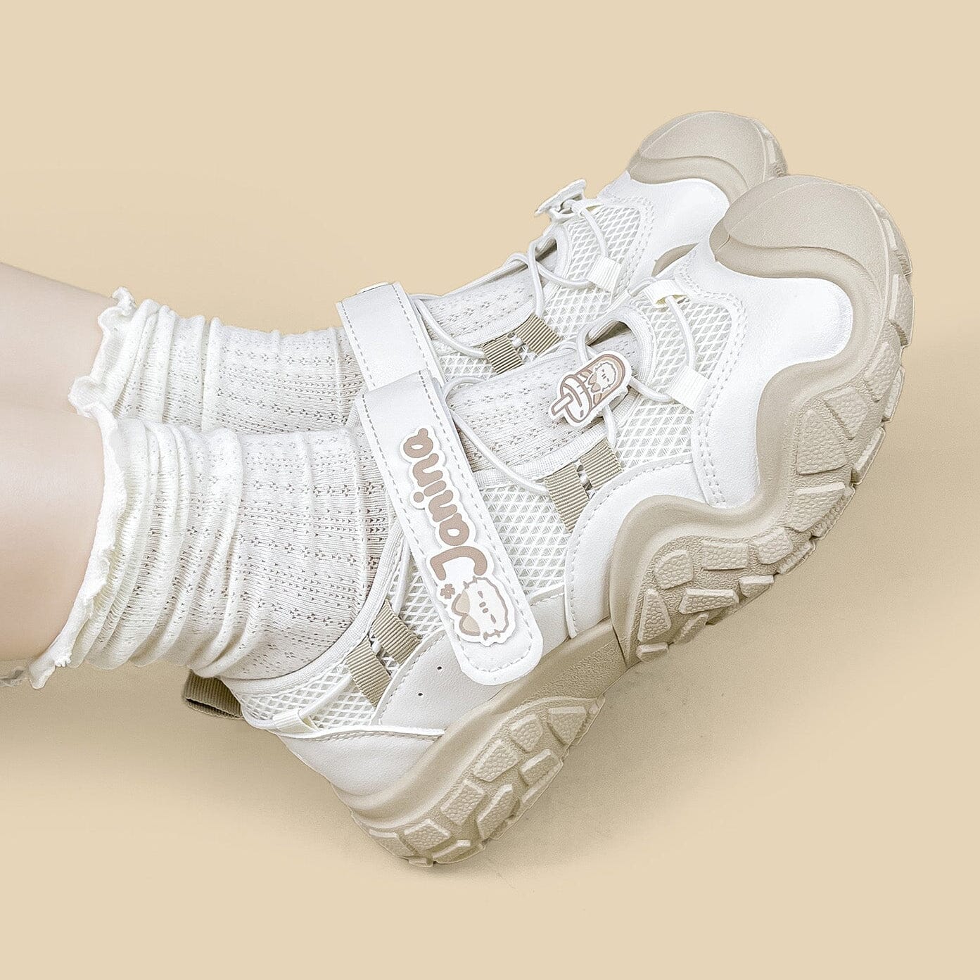 Hamster Boba Charm Mary Jane Chunky Sneakers - Women's - Image 7