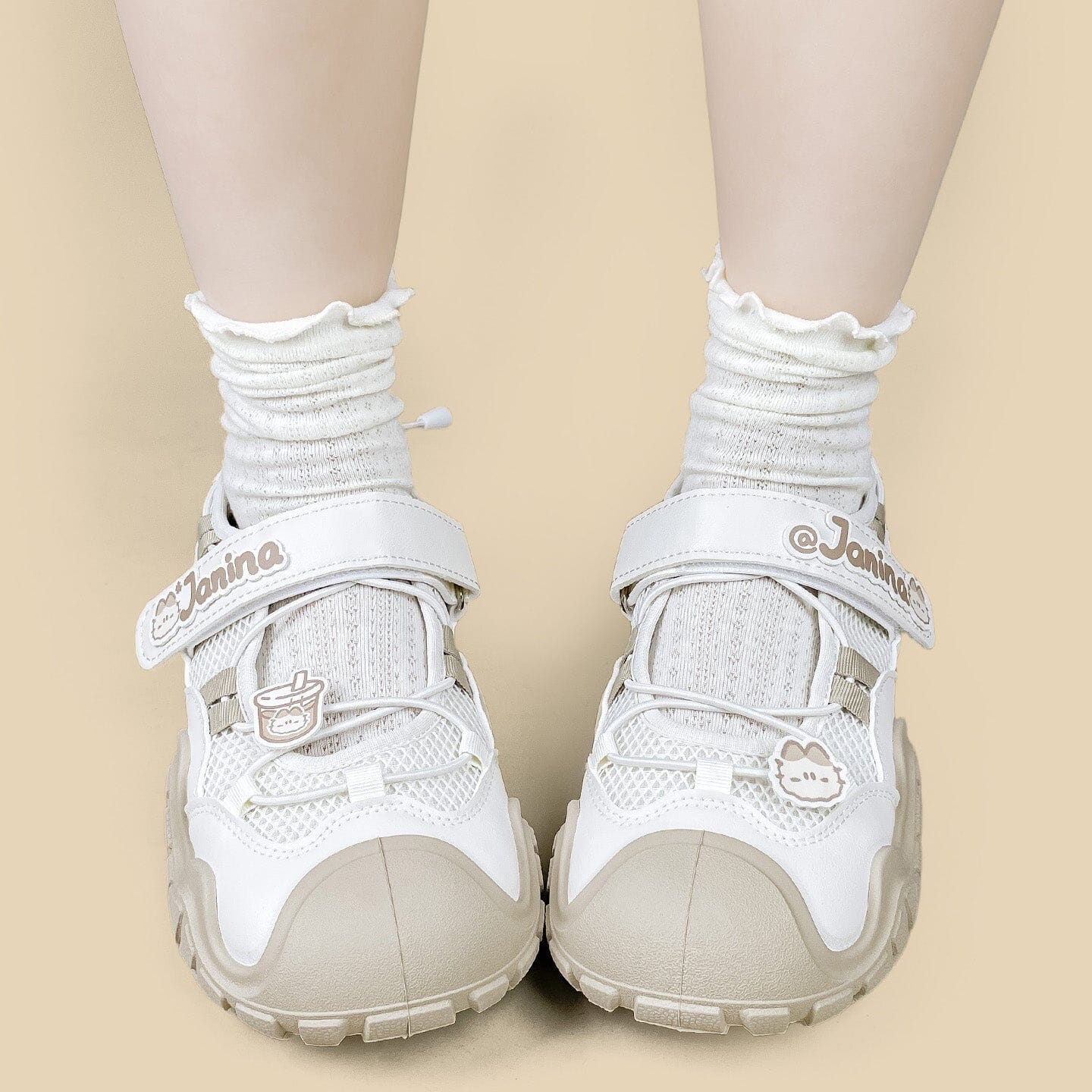 Hamster Boba Charm Mary Jane Chunky Sneakers - Women's - Image 8
