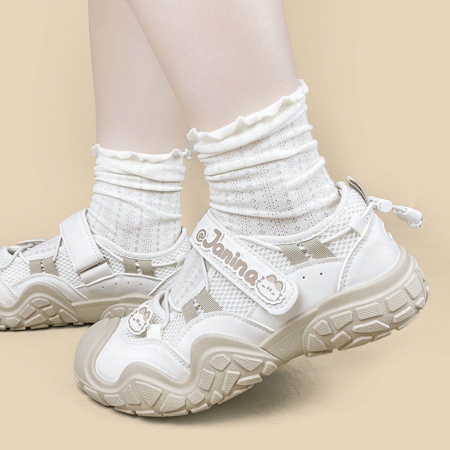 Hamster Boba Charm Mary Jane Chunky Sneakers - Women's - Image 9
