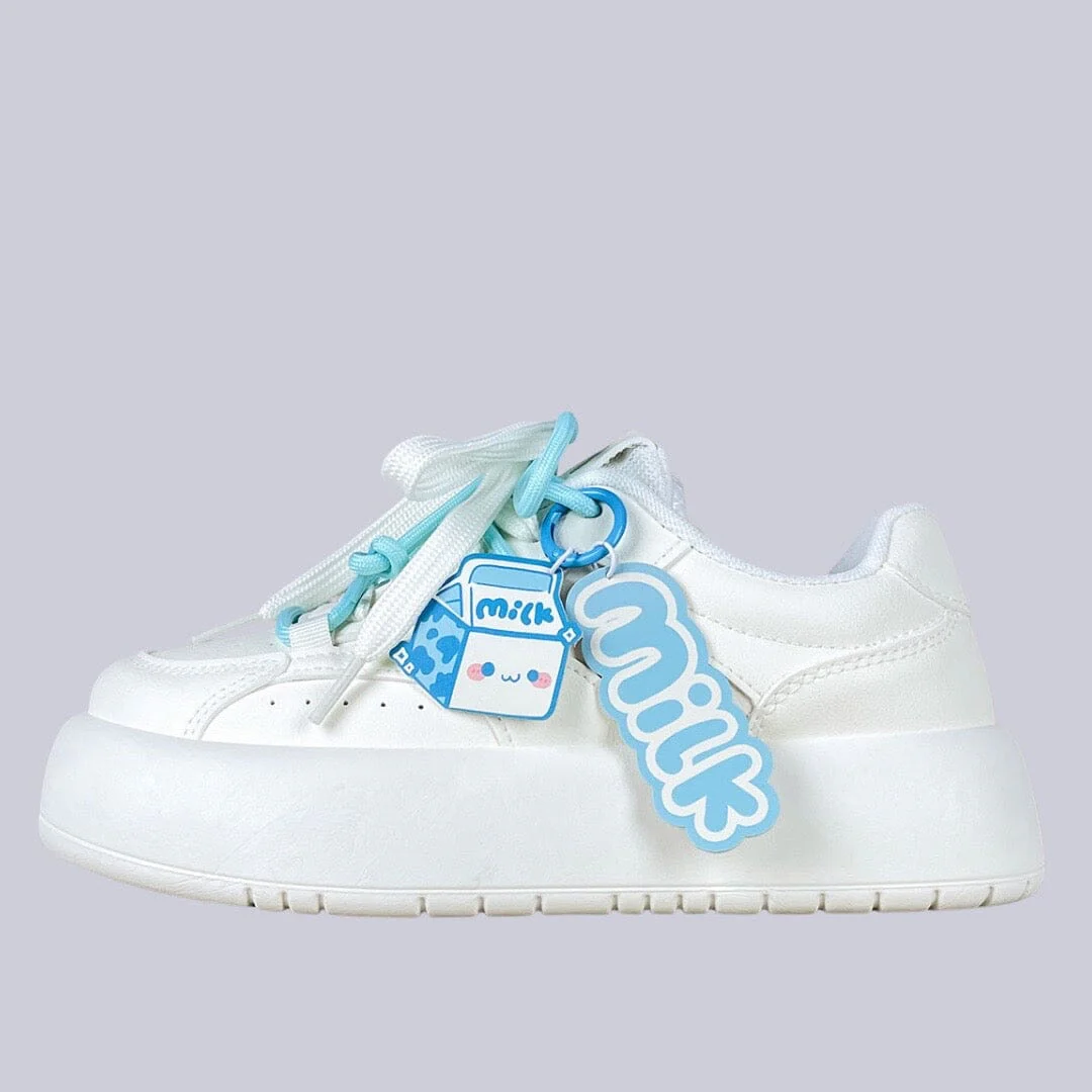 Kawaii Candy & Milk Blue Shoe Charms Set - Image 2