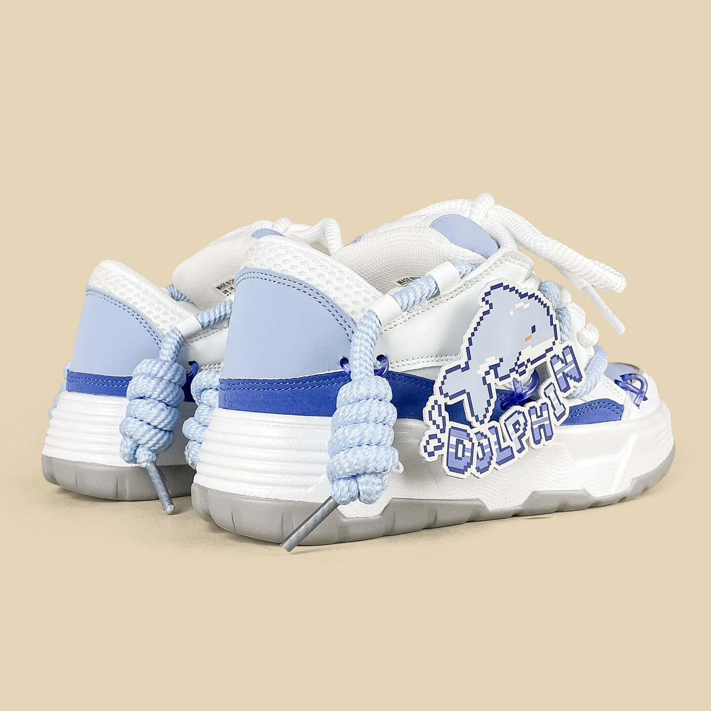 Kawaii Dolphin Dream Chunky Sneakers - Unisex - Image 5