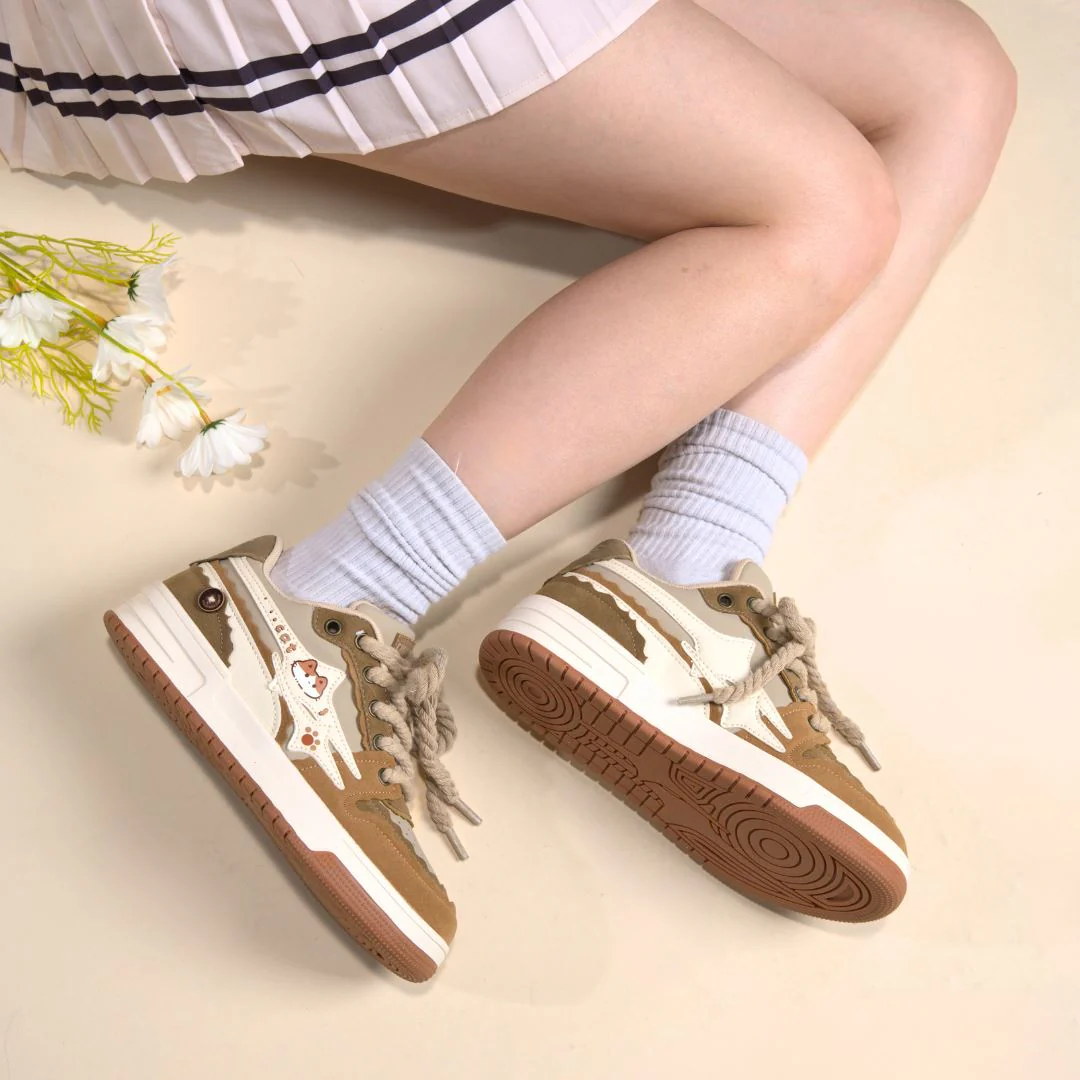 Kawaii Miao Kitty Chunky Brown Shoes - Unisex - Image 6