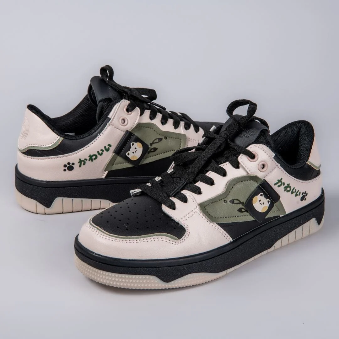 Kawaii Neko Chunky Casual Sneakers - Unisex - Image 3