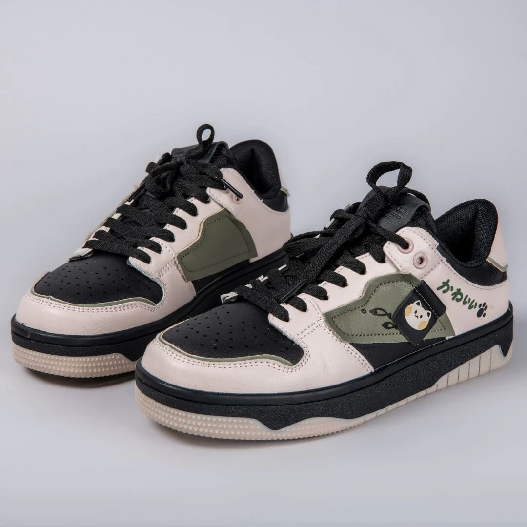 Kawaii Neko Chunky Casual Sneakers - Unisex - Image 4