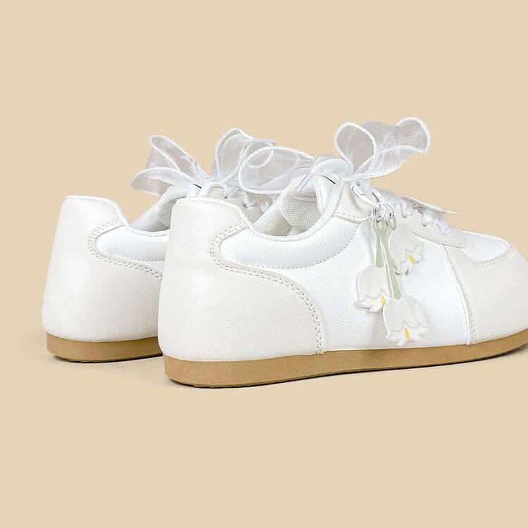 Lily of the Valley Kawaii Casual Sneakers – Women’s - Image 4