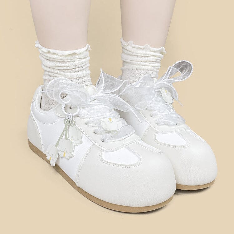 Lily of the Valley Kawaii Casual Sneakers – Women’s - Image 8