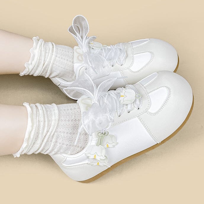Lily of the Valley Kawaii Casual Sneakers – Women’s - Image 9