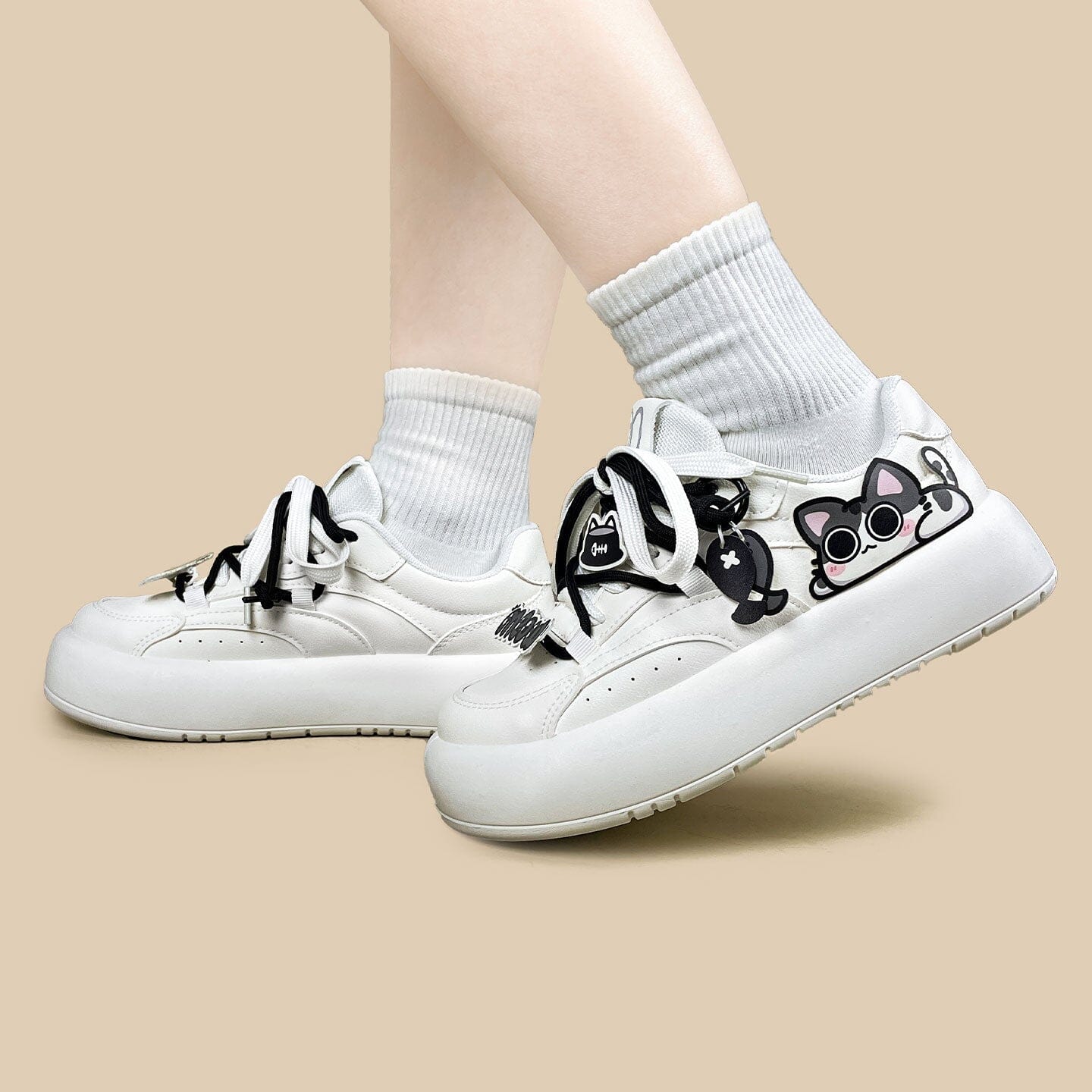 Little Meow Charms Chunky Sneakers - Women's - Image 10