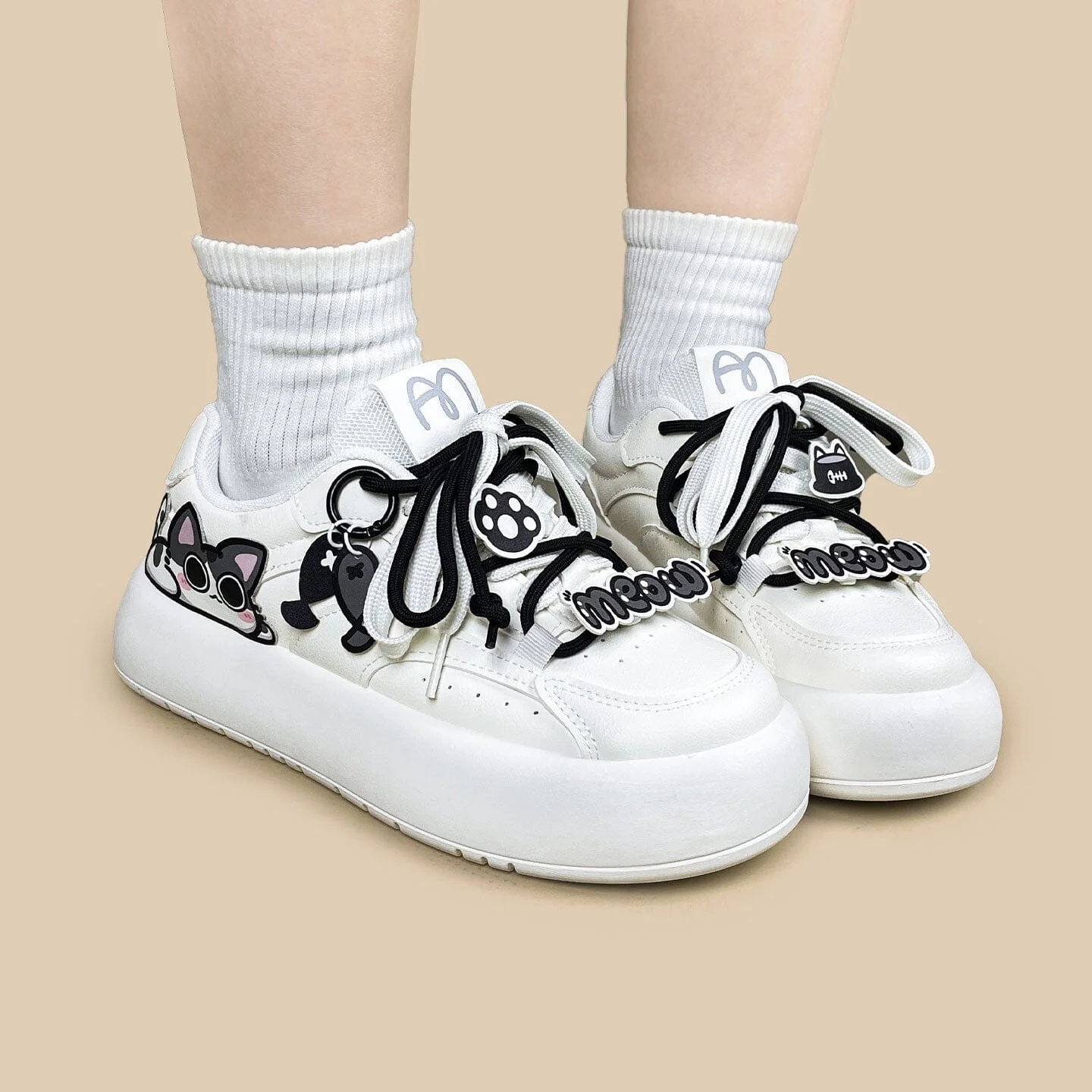 Little Meow Charms Chunky Sneakers - Women's - Image 9