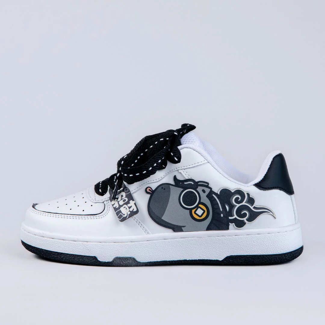 Lucky Horse Casual White Sneakers - Unisex