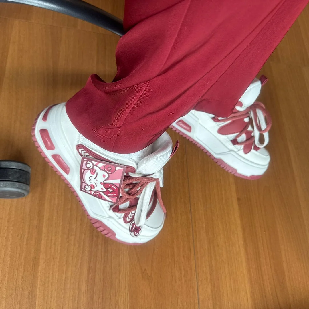 Lunar New Year Chubby Kitty Chunky Casual Sneakers - Unisex - Image 11