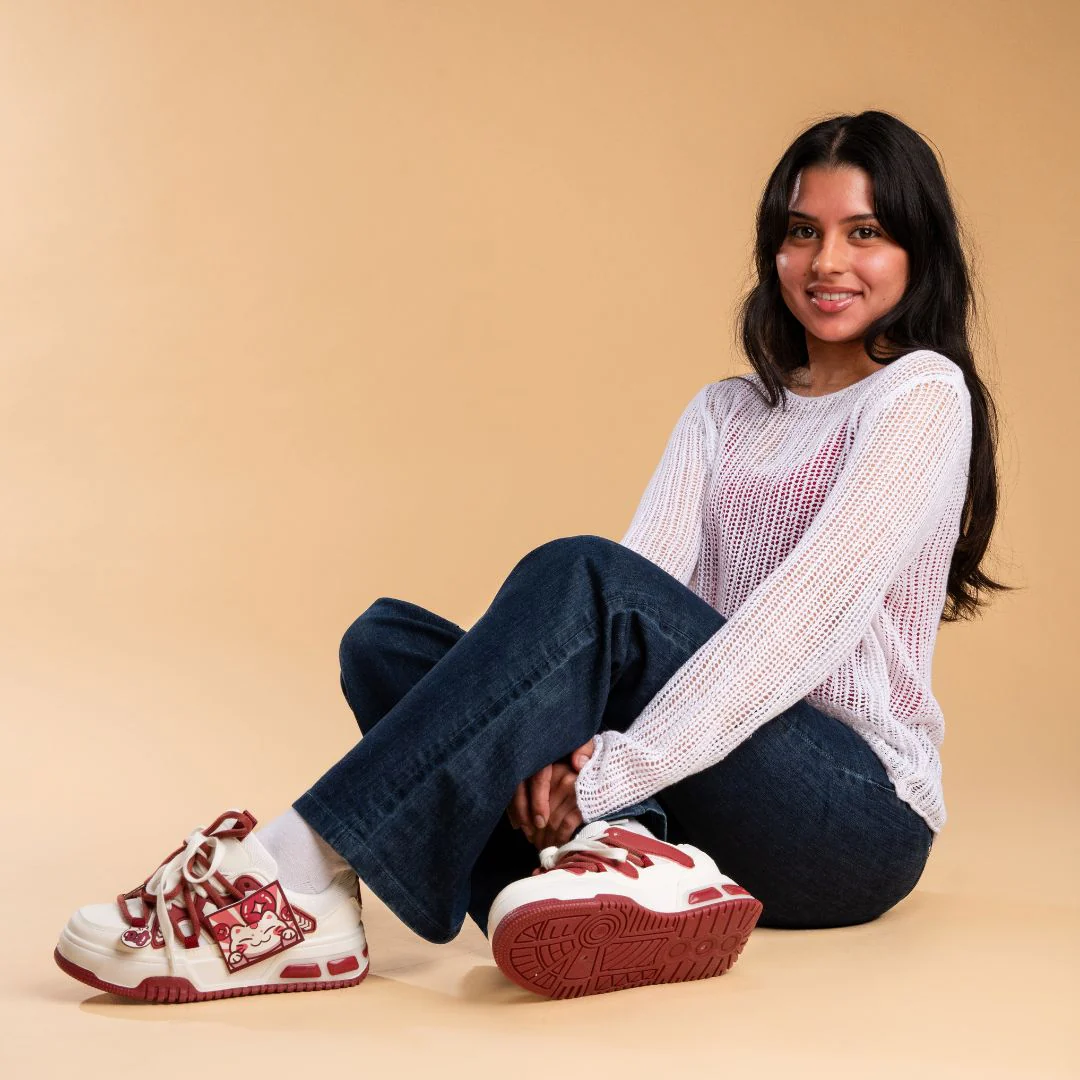 Lunar New Year Chubby Kitty Chunky Casual Sneakers - Unisex - Image 9