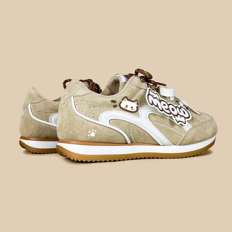 Meow Suede Retro Runner Sneakers – Women's - Image 4