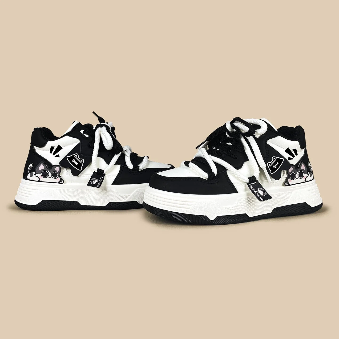 Midnight Meow Chunky Mid Top Shoes - Women's - Image 5