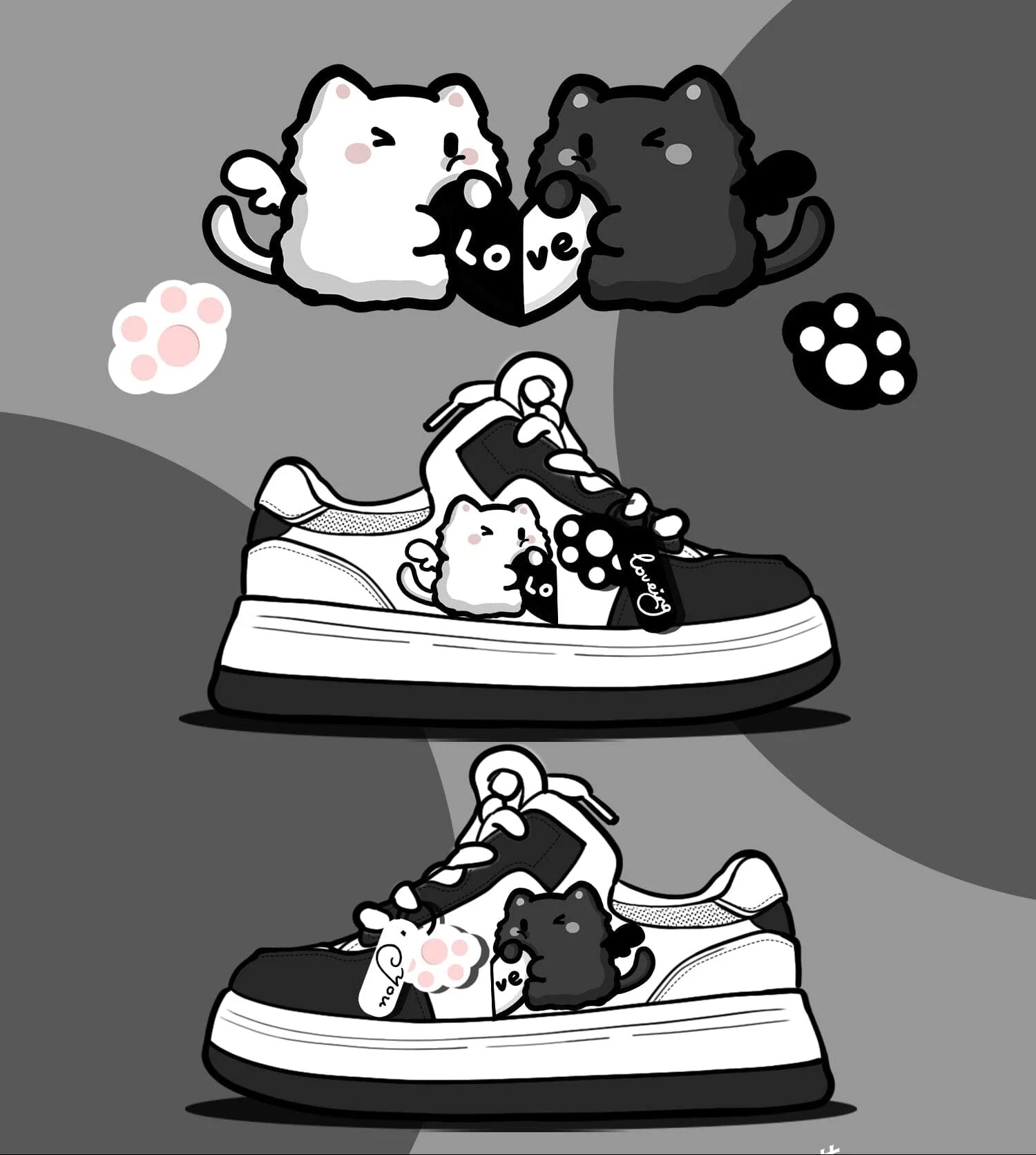My Other Meow Chunky Casual Sneakers – Unisex - Image 6