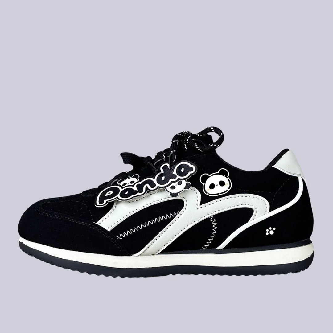 Panda Suede Retro Runner Sneakers – Women's