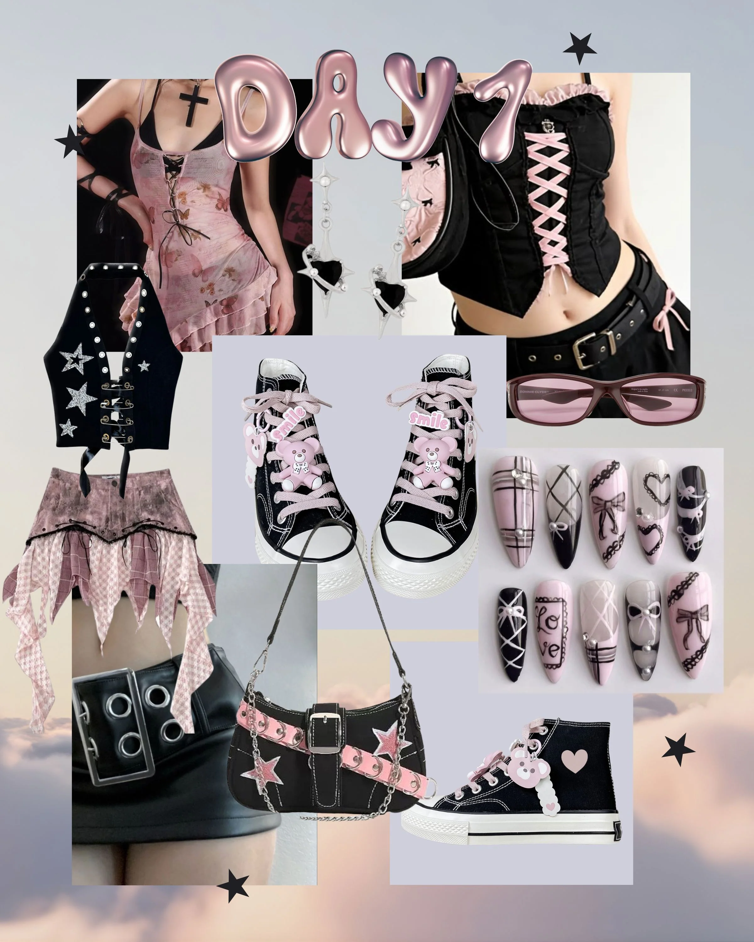 Pink Teddy Charms High Top Canvas Shoes - Unisex - Image 13