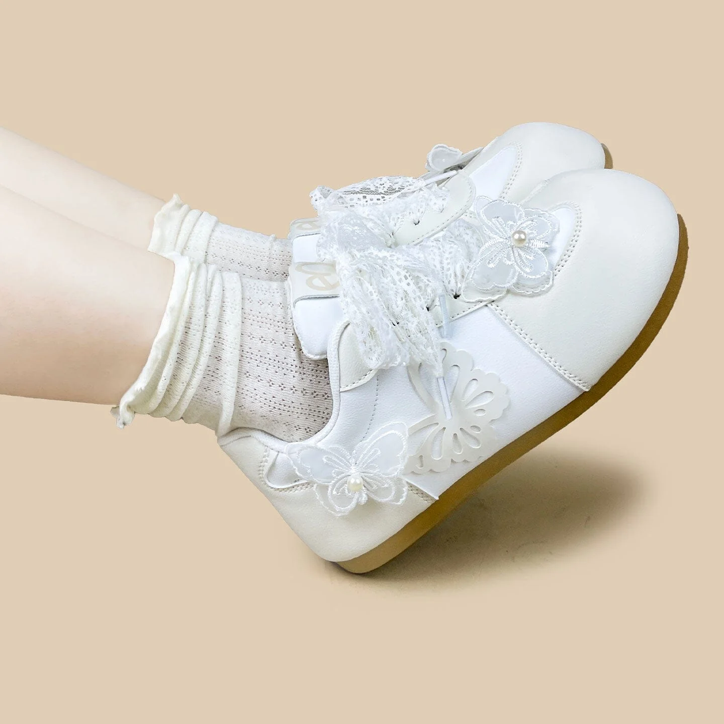 Porcelain Butterfly Dream Casual Sneakers – Women’s - Image 8
