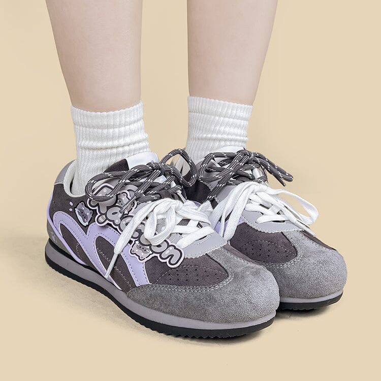 Raccoon Suede Retro Runner Sneakers – Women's - Image 10