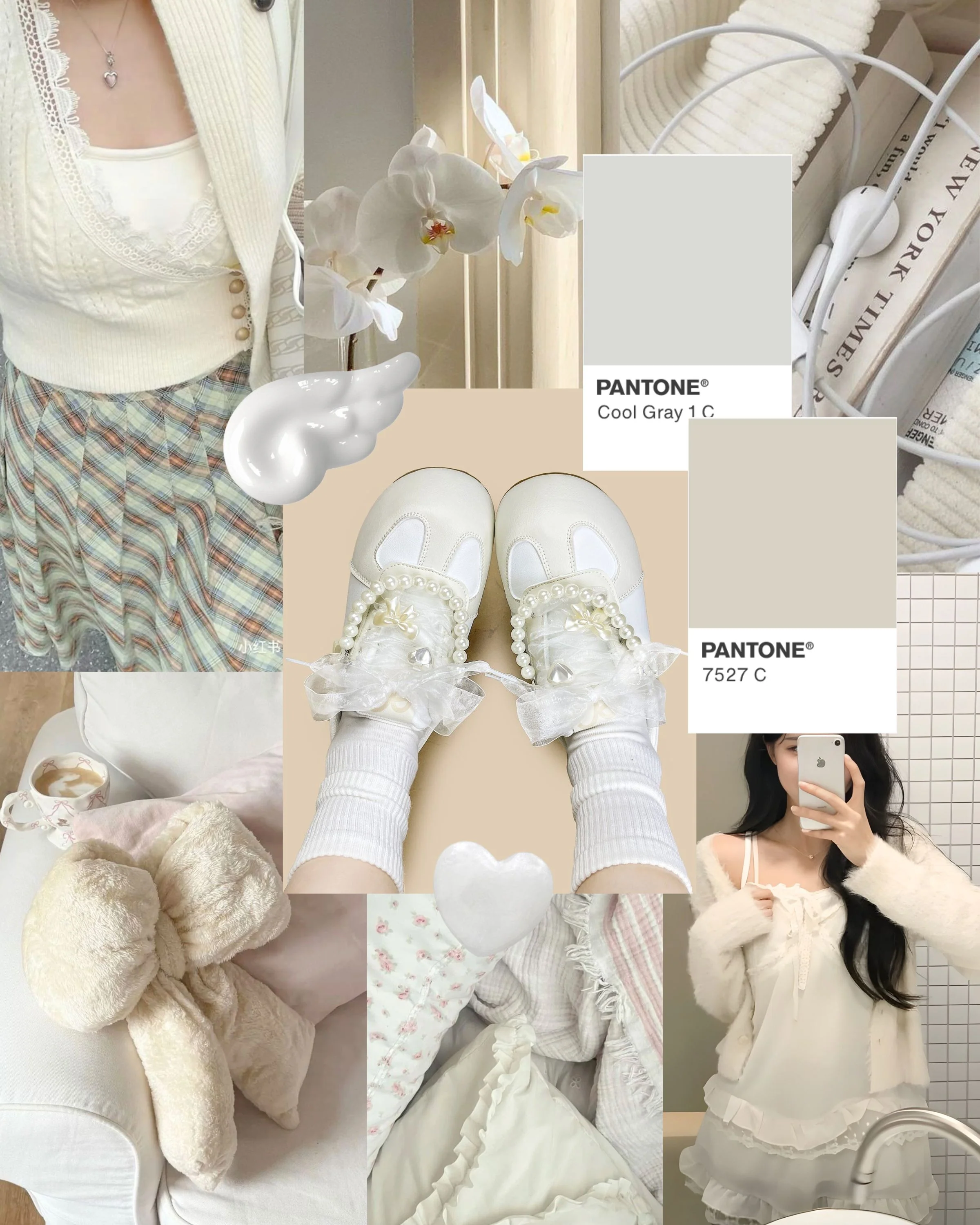 Romantic Pearl and Bow Casual Sneakers – Women’s - Image 12
