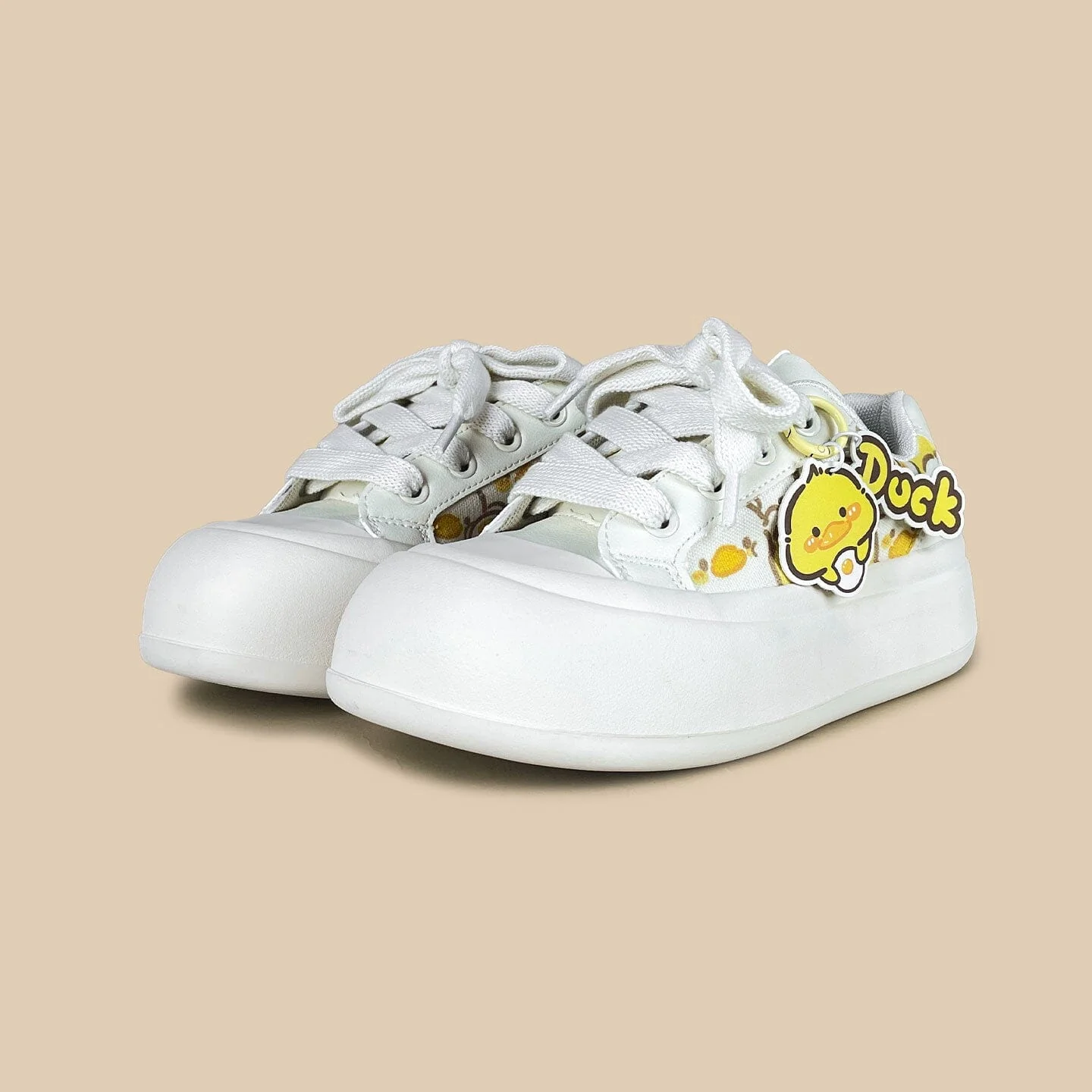 Sunny Side Duck Print Charms Chunky Sneakers - Women's - Image 2