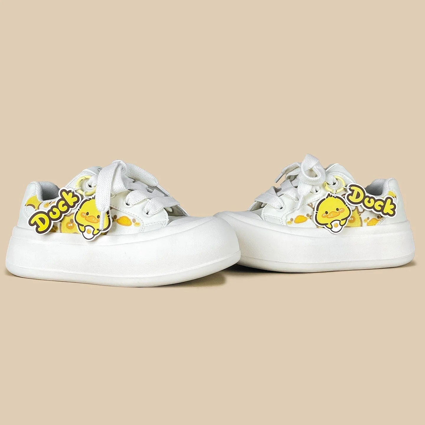 Sunny Side Duck Print Charms Chunky Sneakers - Women's - Image 5