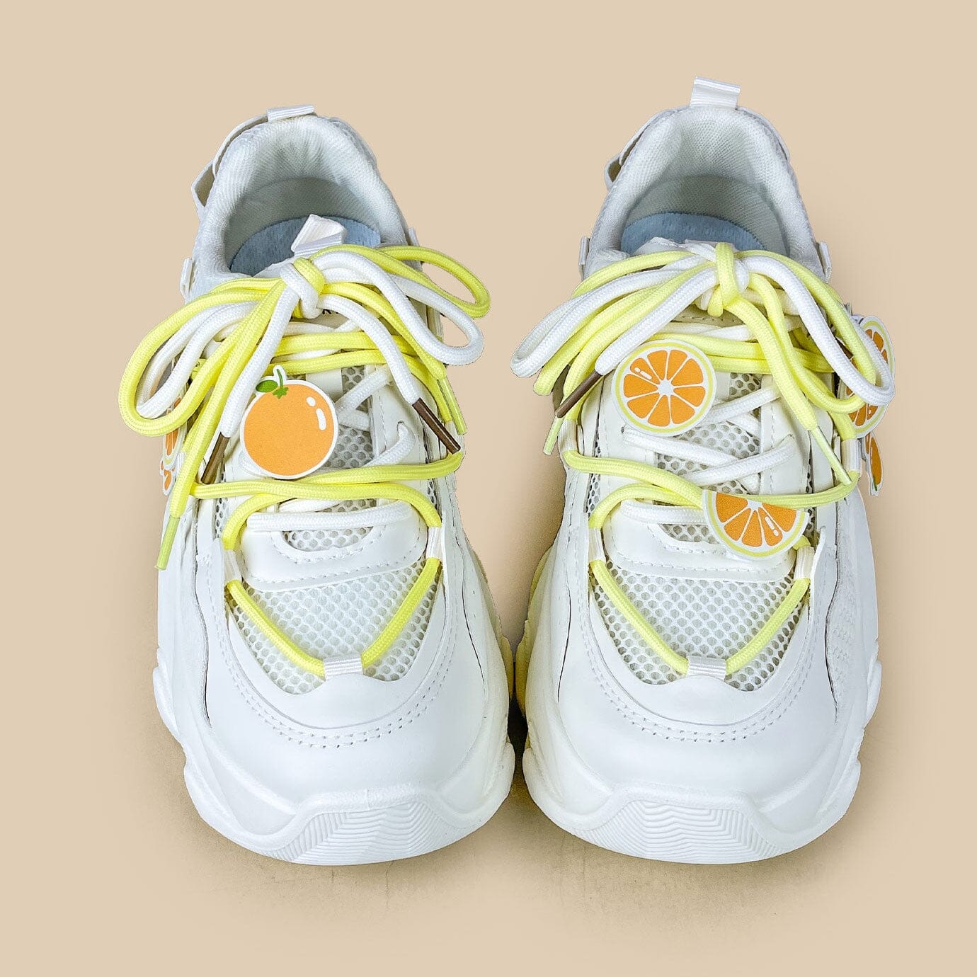 Sweet Escape Orange Cloud Chunky Sneakers - Unisex - Image 5