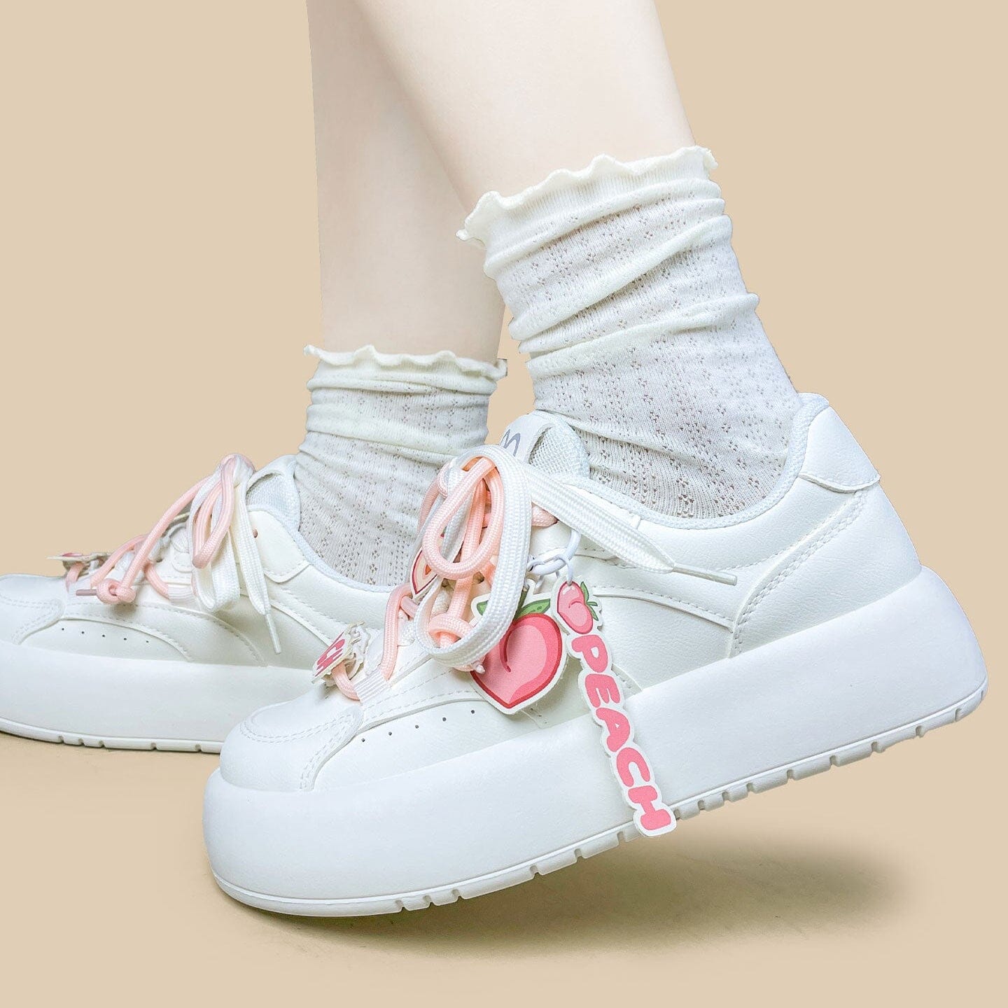 Sweet Escape Peach Charm Edition Chunky Sneakers - Women's - Image 9